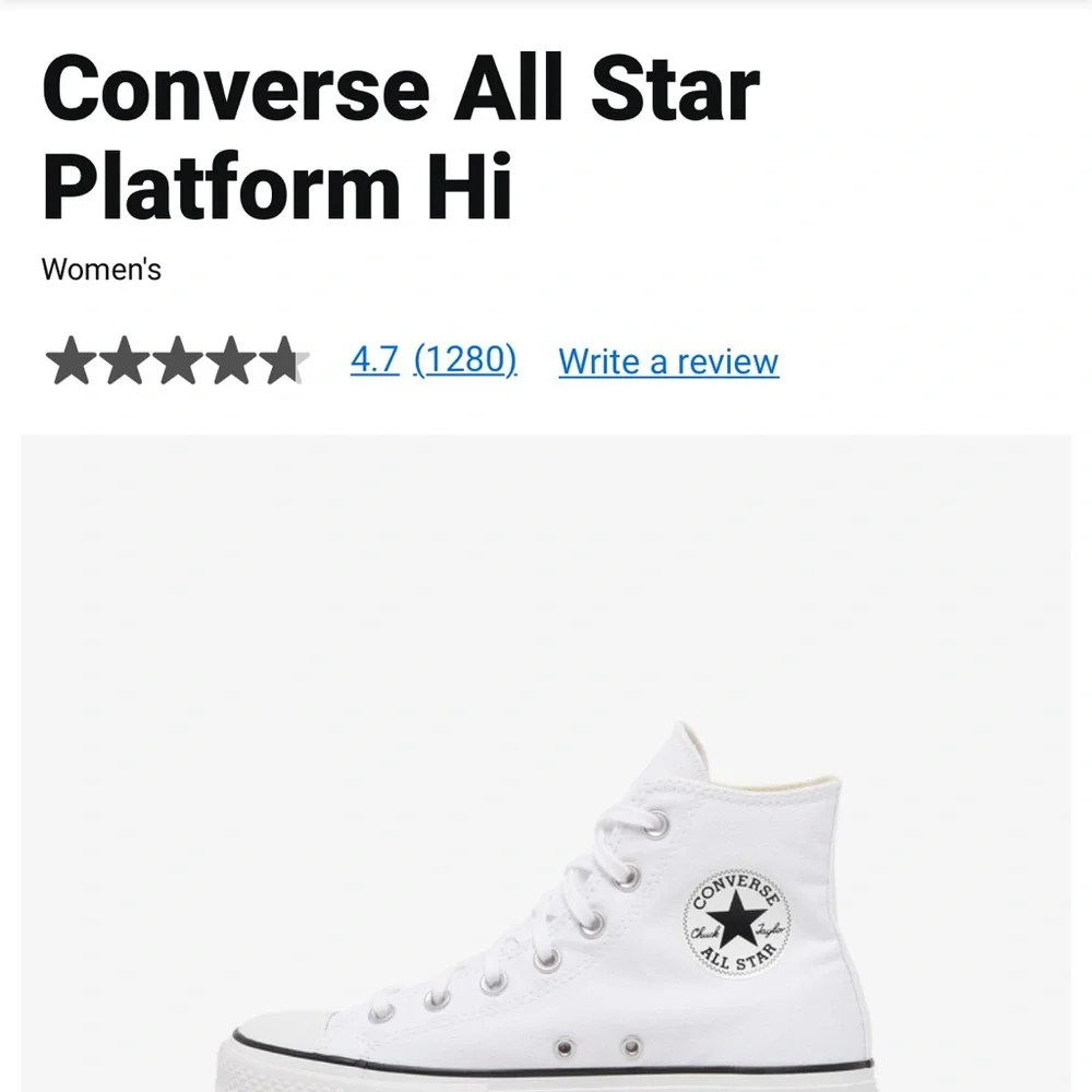 Platform converse - Picture 1 of 2